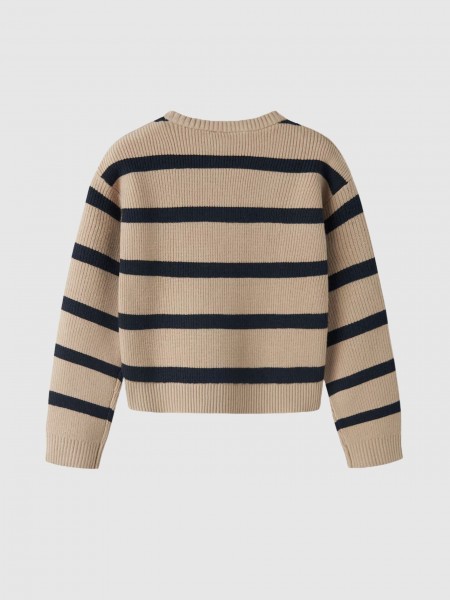 Camisola Name It Menina Nkfvnilla Ls Sh Knit