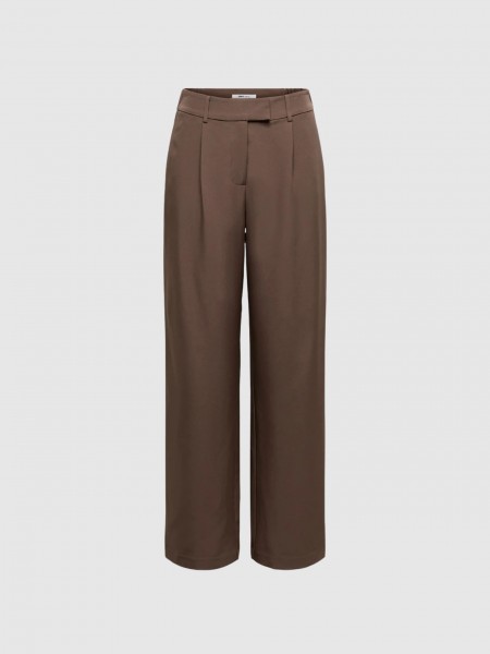 Pantalones Mujer Marrón Only Pantalones Mujer Marrón Only