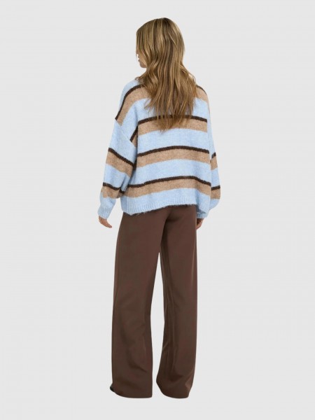 Pantalones Mujer Marr�n Only
