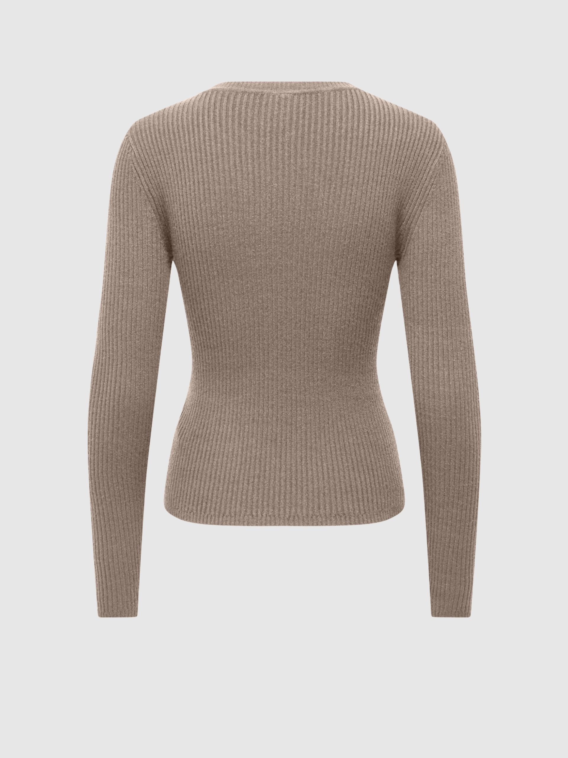Sueter Mujer Castaño Claro Only