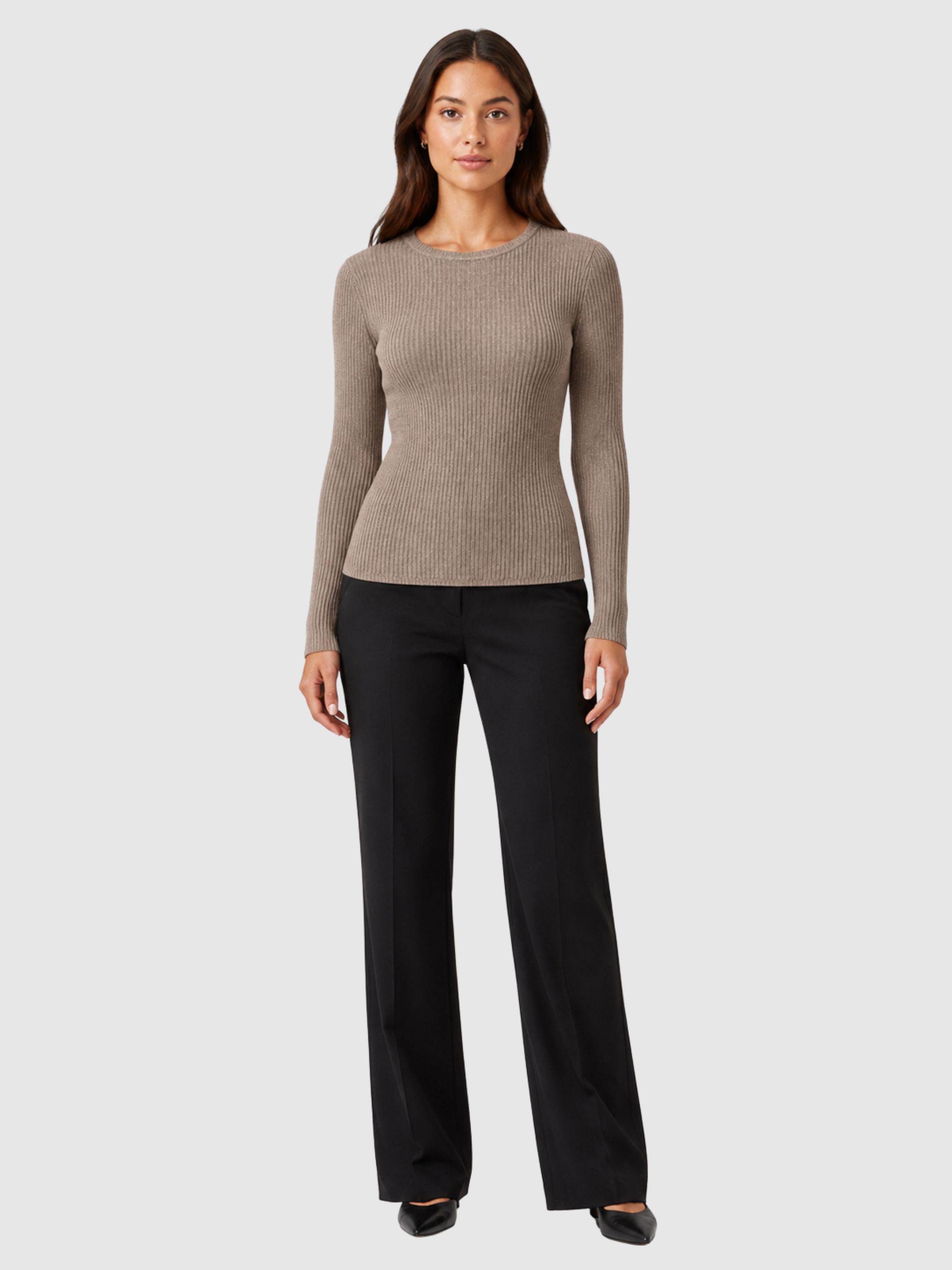 Sueter Mujer Castaño Claro Only