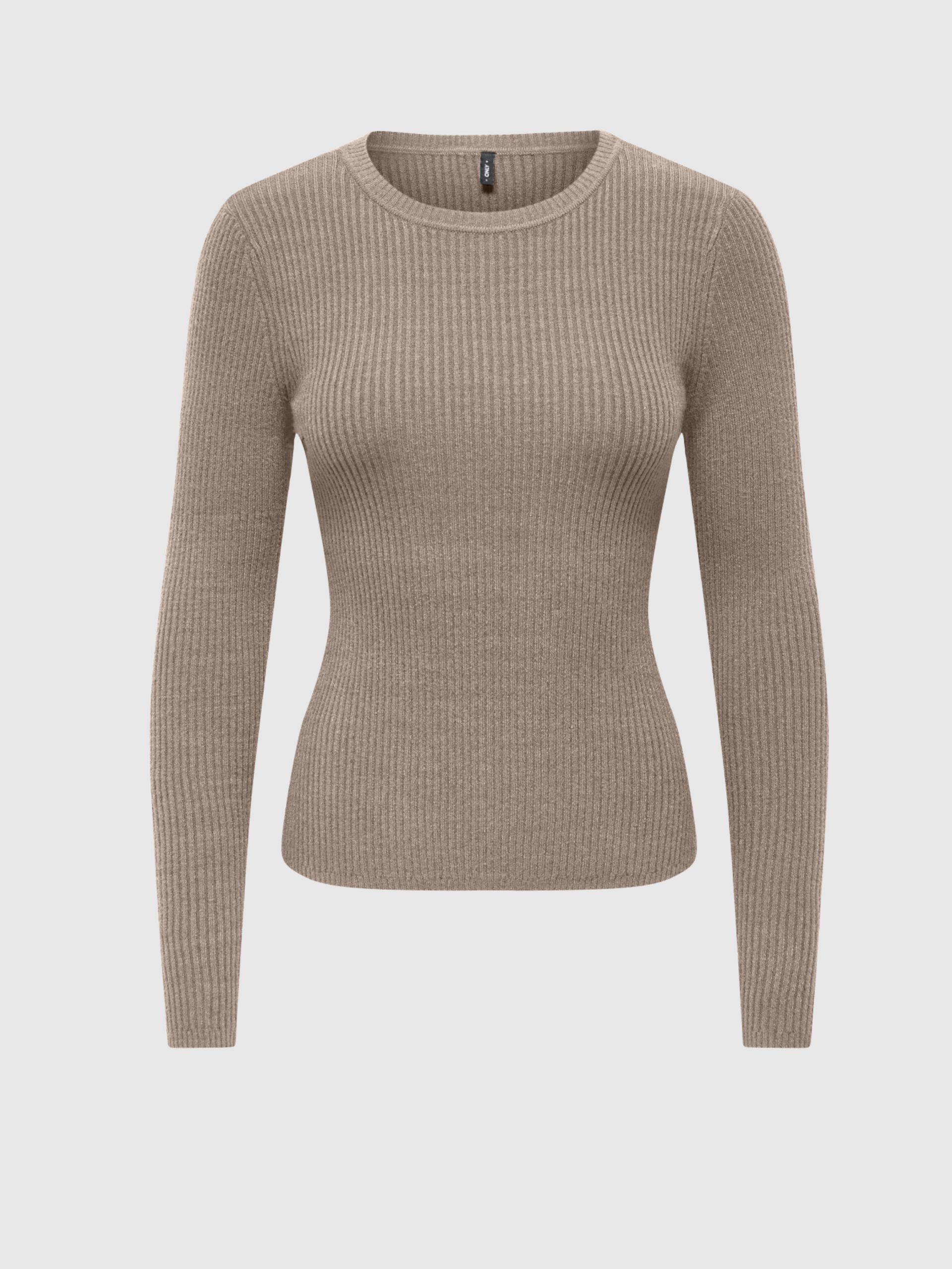 Sueter Mujer Castaño Claro Only
