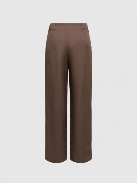 Pantalones Mujer Marrón Only Pantalones Mujer Marrón Only