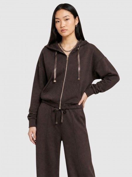 Jacket Woman Dark Brown Only