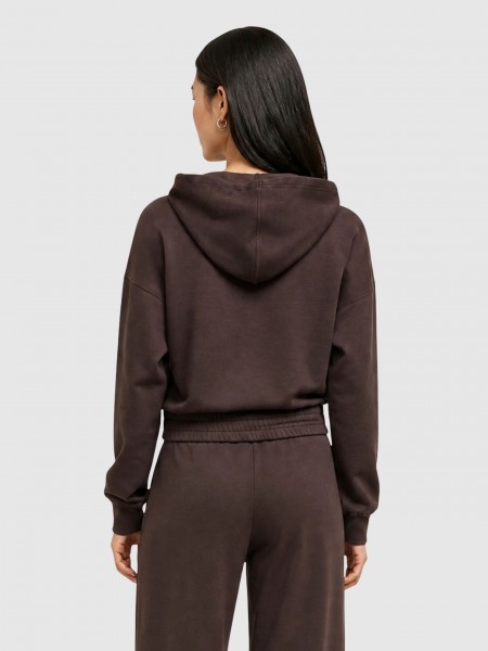 Chaqueta Mujer Casta�o Oscuro Only