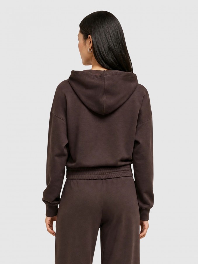 Chaqueta Mujer Castaño Oscuro Only