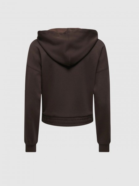Chaqueta Mujer Casta�o Oscuro Only