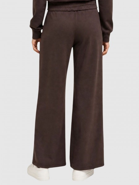Pantalones Mujer Castaño Oscuro Only Pantalones Mujer Castaño Oscuro Only