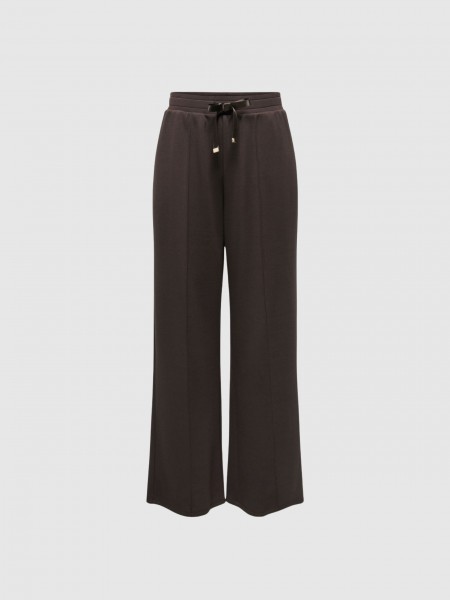 Pantalones Mujer Castaño Oscuro Only Pantalones Mujer Castaño Oscuro Only