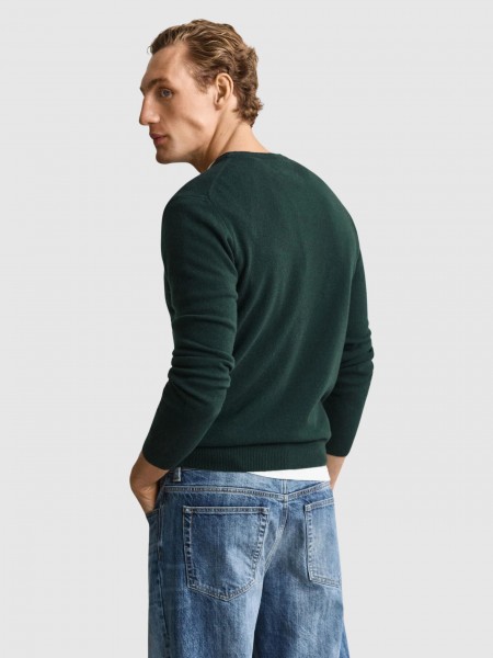 Camisola Gant Homem Superfine Lambswool C-Neck