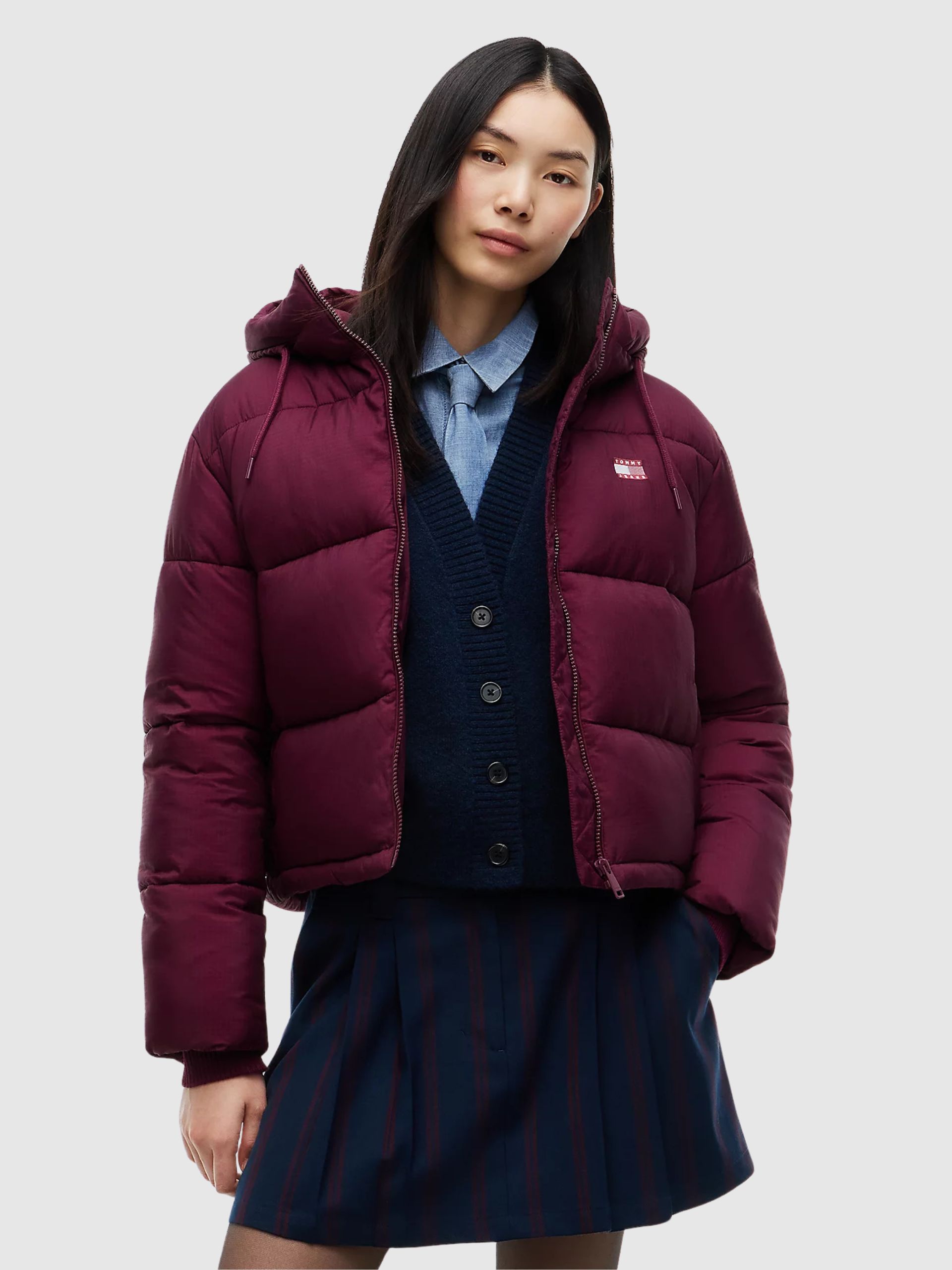 Chaqueta Mujer Burdeos Tommy Jeans