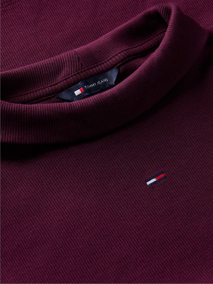 Pullover Woman Bordeaux Tommy Jeans