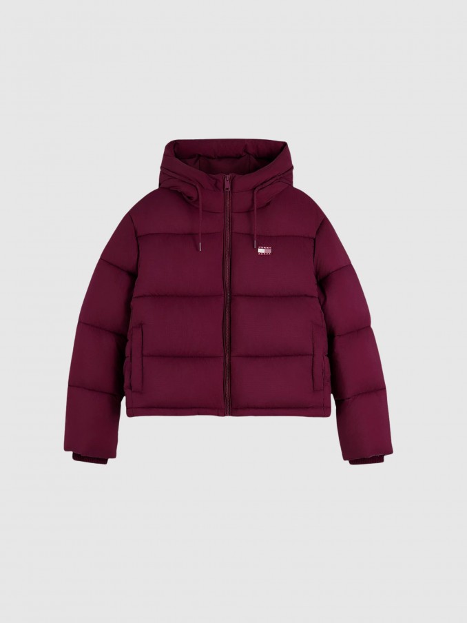 Chaqueta Mujer Burdeos Tommy Jeans