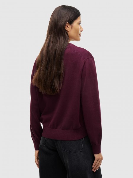 Sueter Mujer Burdeos Tommy Jeans