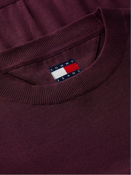 Sueter Mujer Burdeos Tommy Jeans