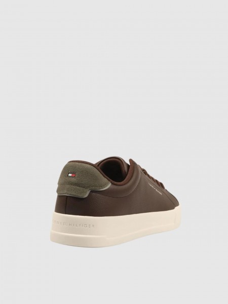 Sapatilha Tommy Hilfiger Homem Th Court Lth Detail Ess