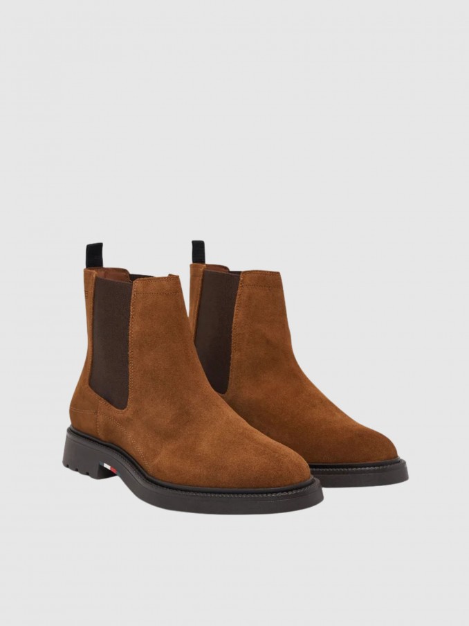 Botas Hombre Marrón Tommy Hilfiger