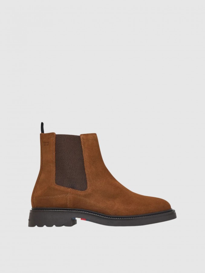 Botas Hombre Marr�n Tommy Hilfiger