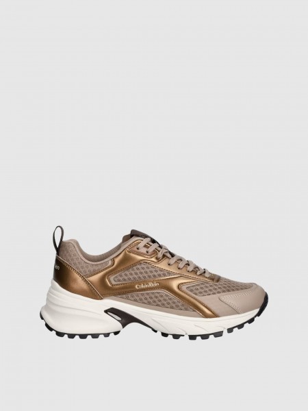 Sapatilha Calvin Klein  Mulher Hike Run Ckstripe Mesh Met