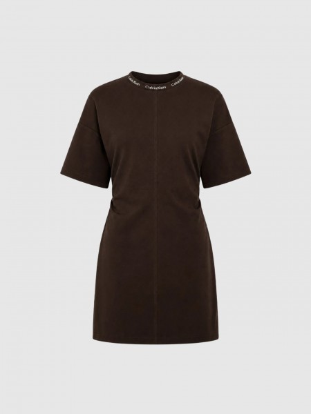 Dress Woman Dark Brown Calvin Klein