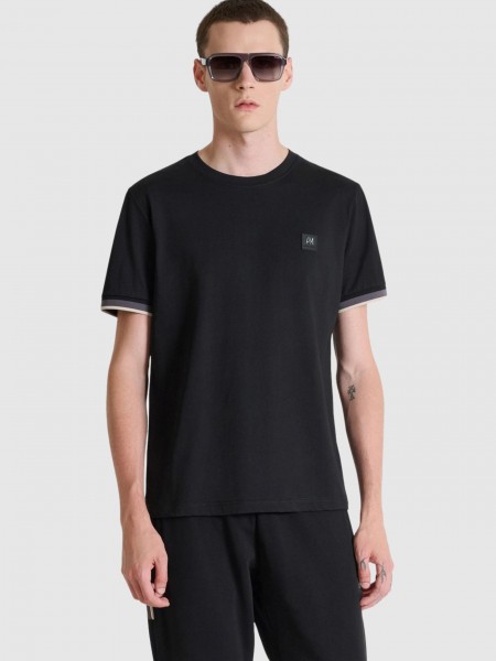 T-Shirt Man Black Antony Morato T-Shirt Man Black Antony Morato