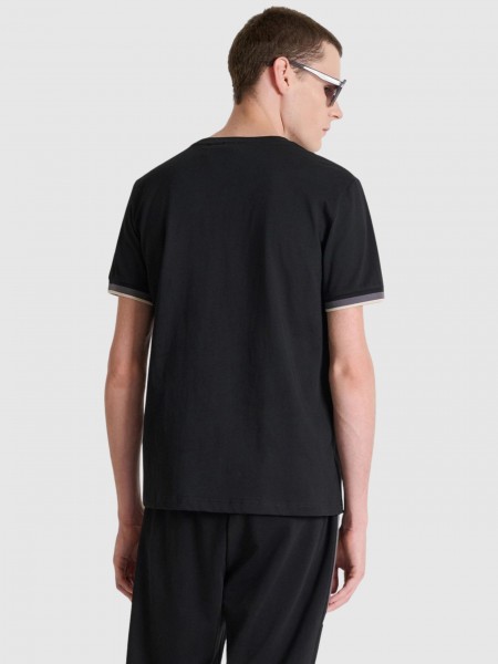 T-Shirt Man Black Antony Morato T-Shirt Man Black Antony Morato