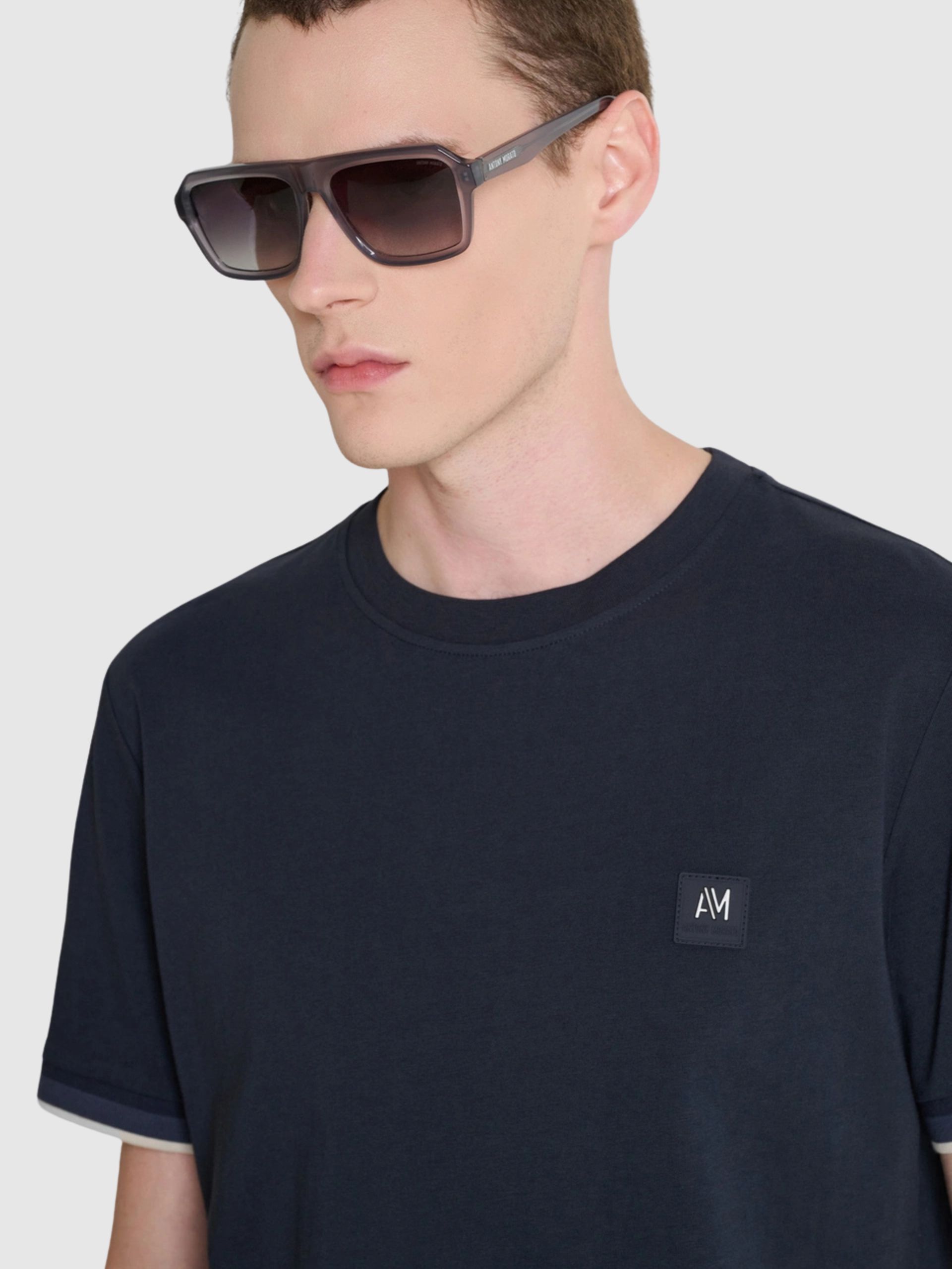 T-Shirt Man Navy Blue Antony Morato