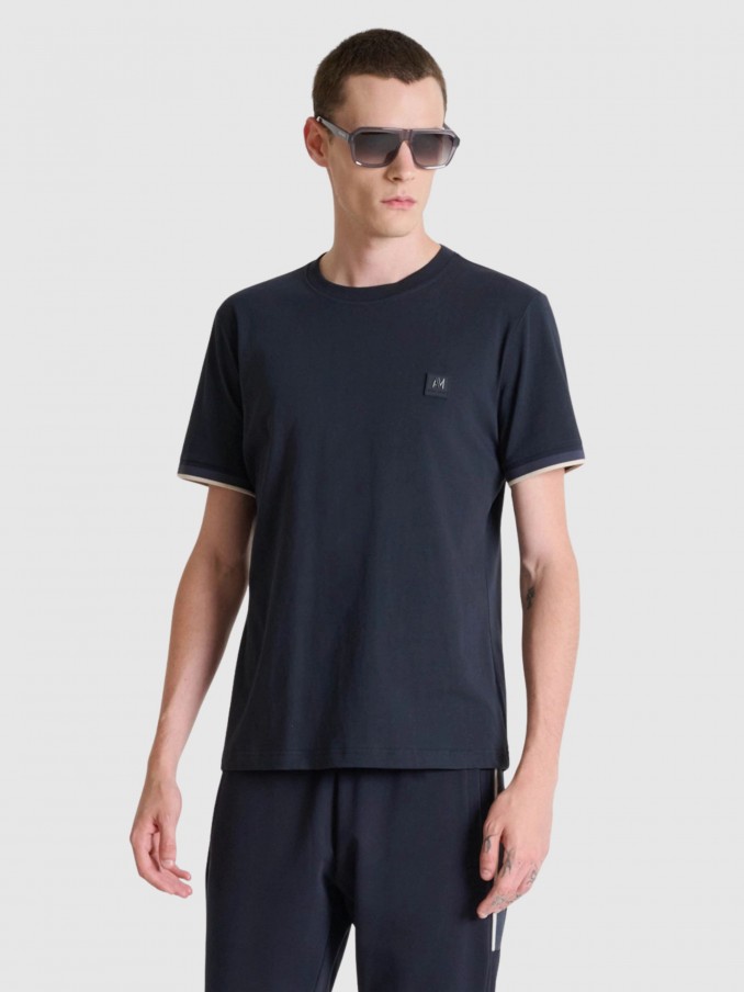 T-Shirt Man Navy Blue Antony Morato