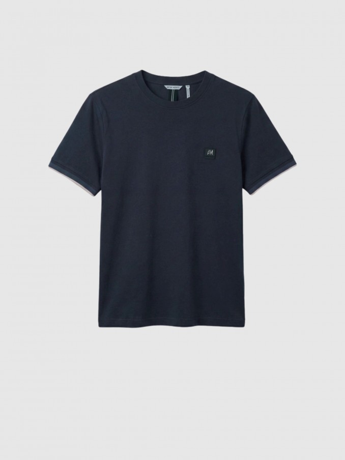 T-Shirt Man Navy Blue Antony Morato