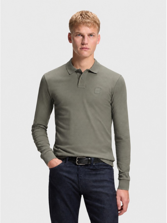 Polo Hombre Verde Boss