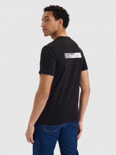 T-Shirt Calvin Klein Homem Ss 30S Eu Spw Split Stndrd Graph