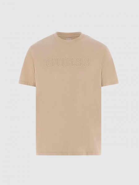 T-Shirt Man Beige Guess Underwear