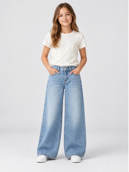 Jeans Name It Menina Nkfrose X-Wide Press Jeans 3063-Mj