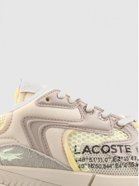 Tenis Mujer Crema Lacoste Tenis Mujer Crema Lacoste