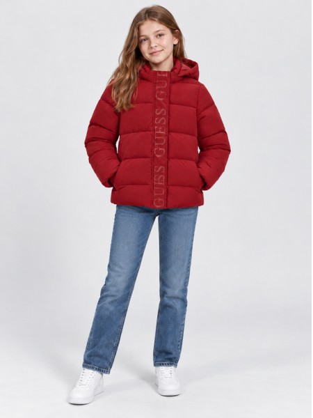 Kispo Guess Menina Hooded Ls Puffer