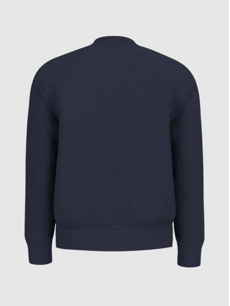 Sweatshirt Guess Homem Gj Ls Cn Mini Triangle Swtr