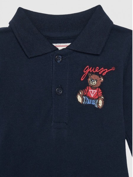 Polo Niño Azul Marino Guess Polo Niño Azul Marino Guess