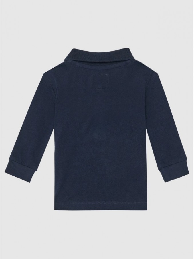 Polo Shirt Boy Navy Blue Guess
