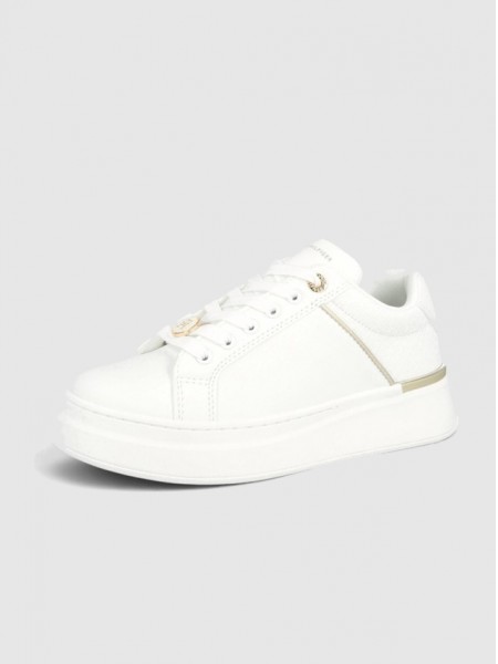 Sapatilha Tommy Hilfiger Menina Low Cut Lace-Up Sneaker White