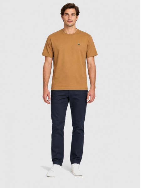 T-Shirt Lacoste Homem Crewneck T-Shirts Male Adult Knit