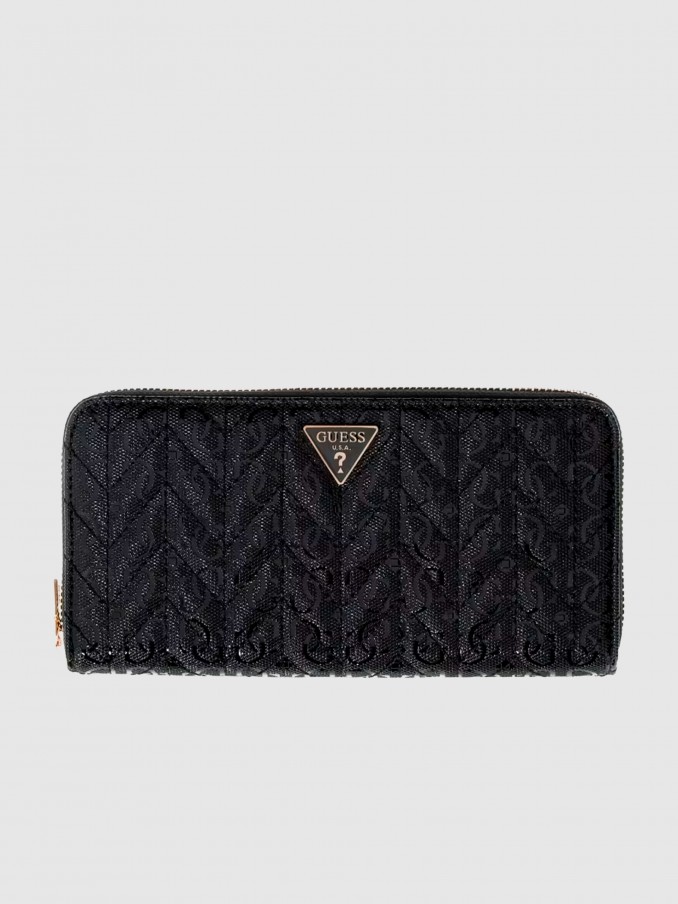 Billetera Mujer Negro Guess