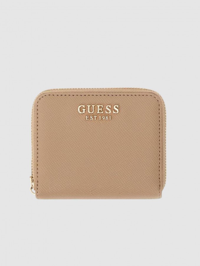 Wallet Woman Beige Guess