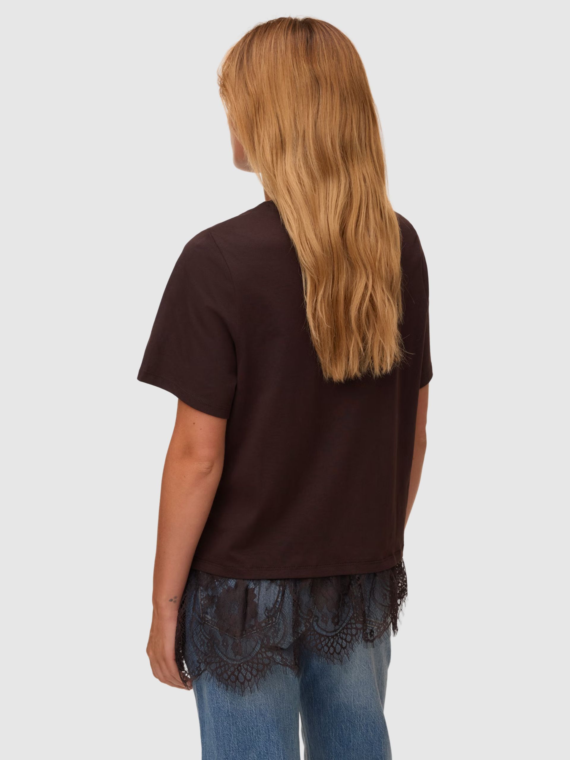 T-Shirt Woman Dark Brown Vero Moda