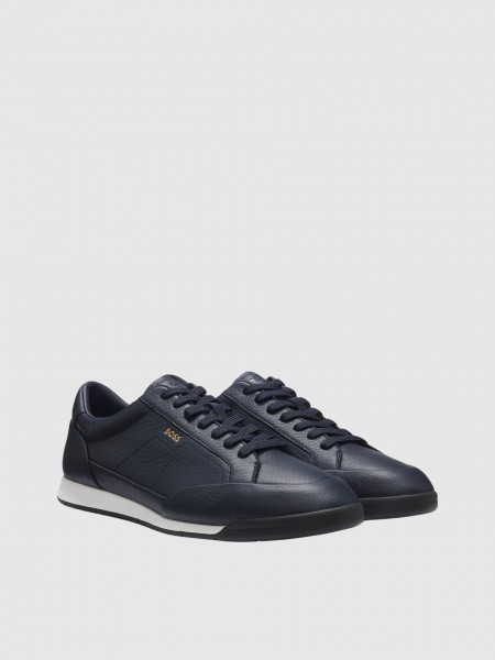 Sapatilha Boss Homem Leather Cow (10283653) Sapatilha Boss Homem Leather Cow (10283653)