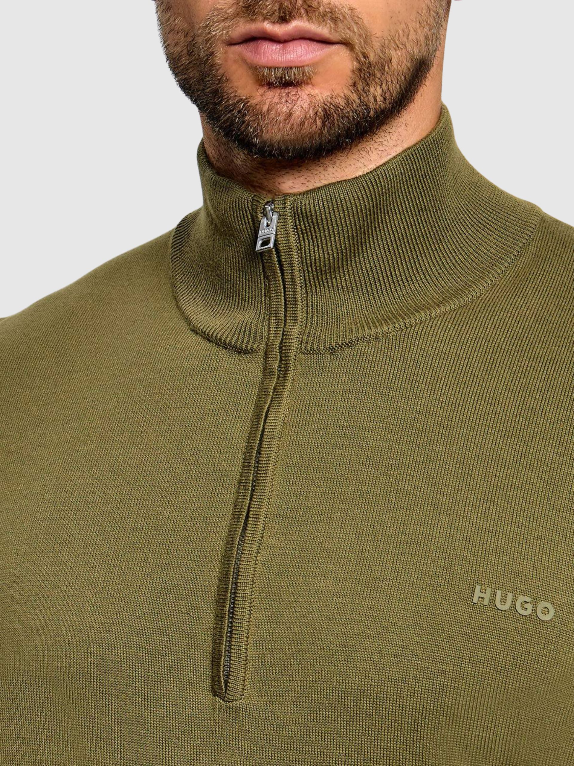 Sueter Hombre Verde Hugo Boss