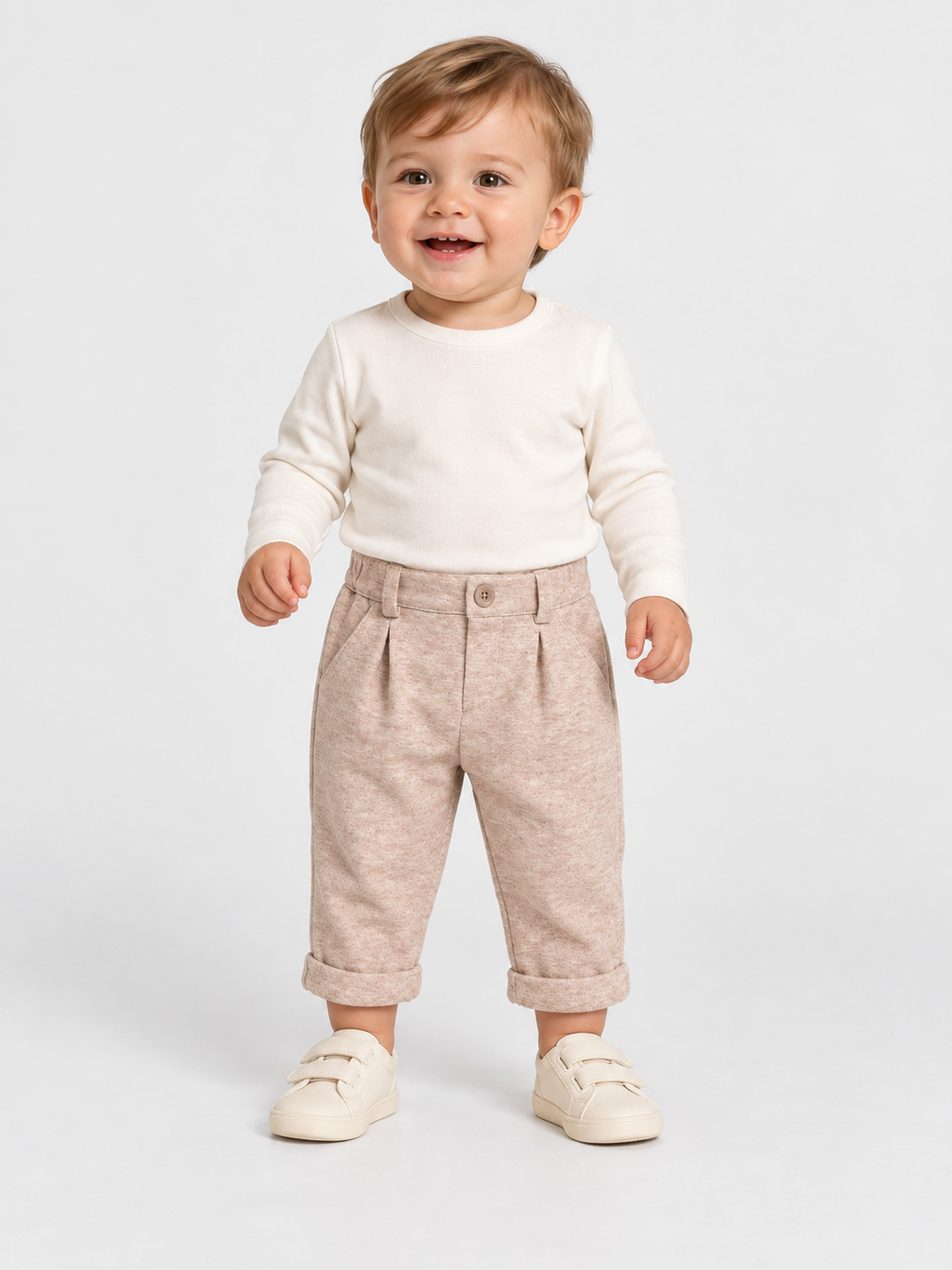 Pantalones Bebe Niño Beige Mayoral