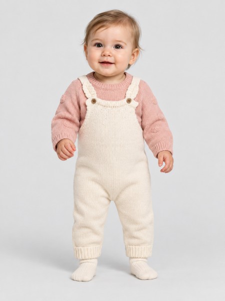 Conjunto Bebe Ni�a Beige Mayoral