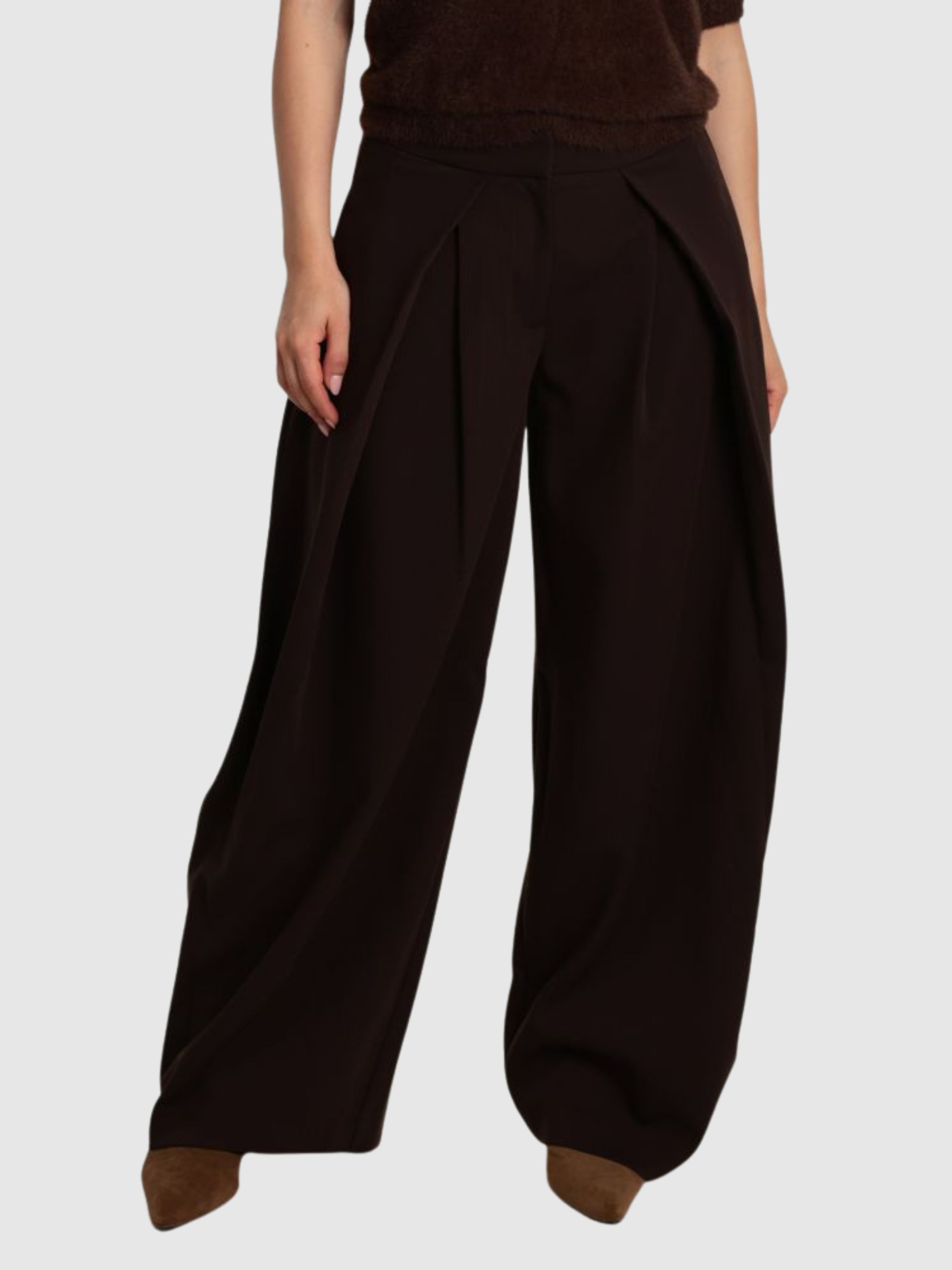 Pants Woman Brown Only
