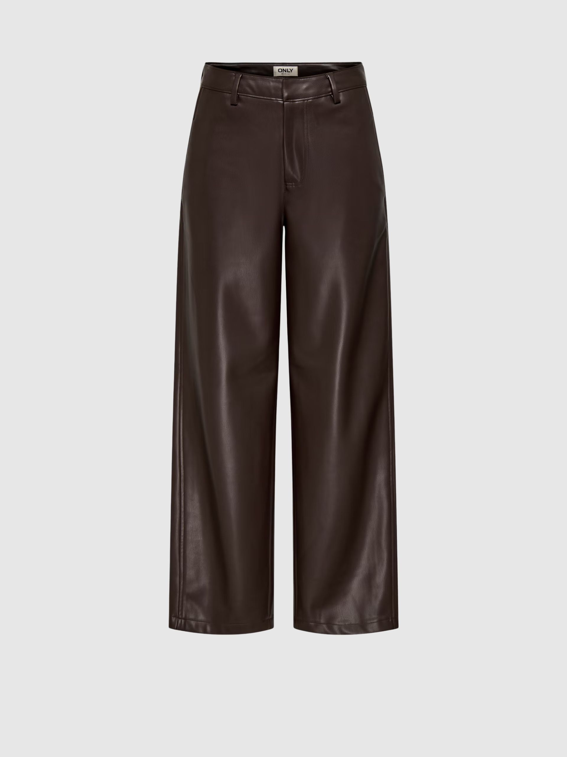 Pantalones Mujer Castaño Oscuro Only