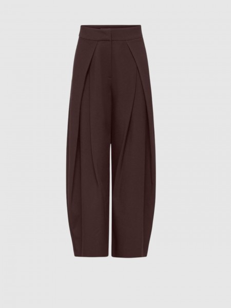 Pants Woman Brown Only